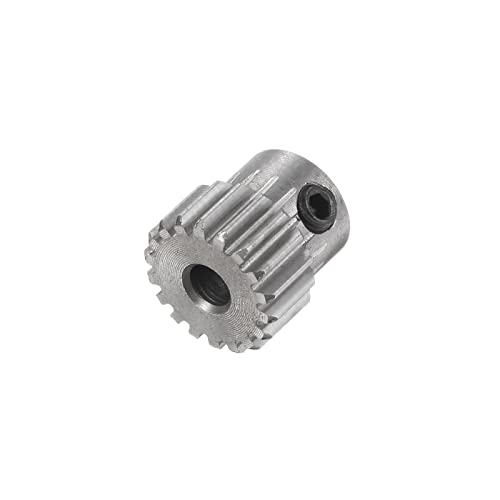 sourcing map Ritzel 3 mm Innenöffnung 18T 0,5 Modul Edelstahl Spur Diff Differentialmotor Getriebe RC Ersatzteile