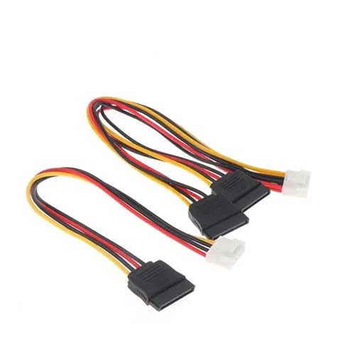Cable adaptador 4 Pin a SATA para alimentación miniatura 2