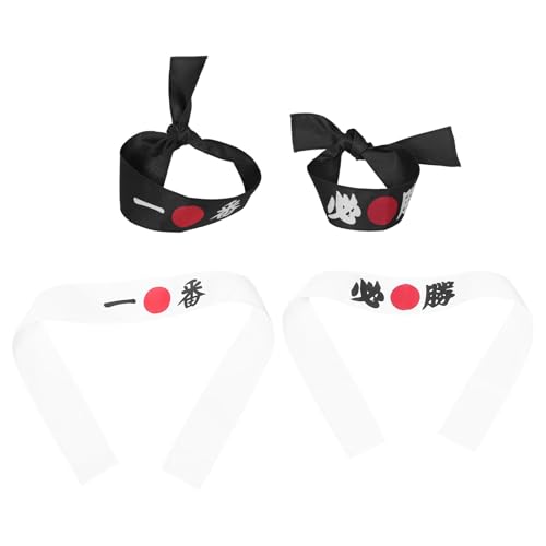Diademas japonesas para hombres con absorción de sudor para cocina y karate
