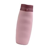 Woedpez Praktische Trinkflasche aus Silikon Praktischer faltbarer Wasserbecher, geeignet für Outdoor Aktivitäten, Wandern und Picknicks Zusammenklappbarer Elastomerbecher
