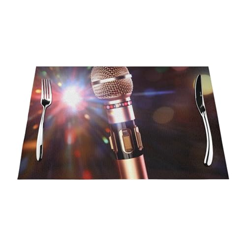 Sets de table lavables en PVC pour éliminer les taches de table basse