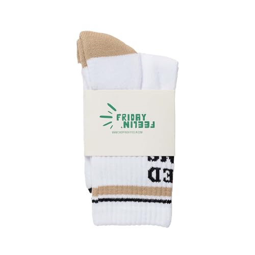 Friday Feelin' Crew Socks for Women Soft Breathable Socks Women Mom Sock Comfortable Hiking Athletic Outdoor Wear - One Size4