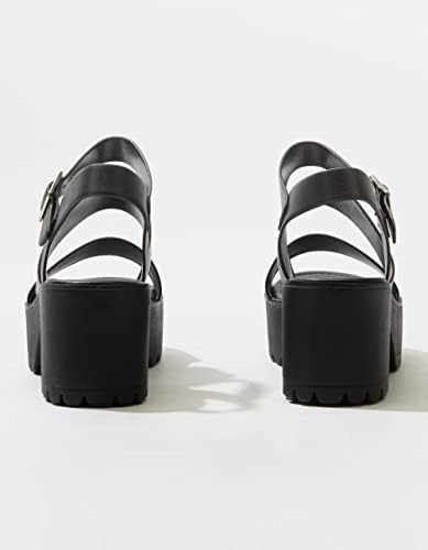 Soda Lug Sole Ankle Strap Platform Sandals 11 | Image 2