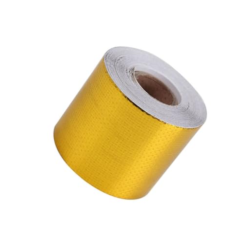 Banda dorada de fibra de vidrio con alto aislamiento térmico para escapes de motor