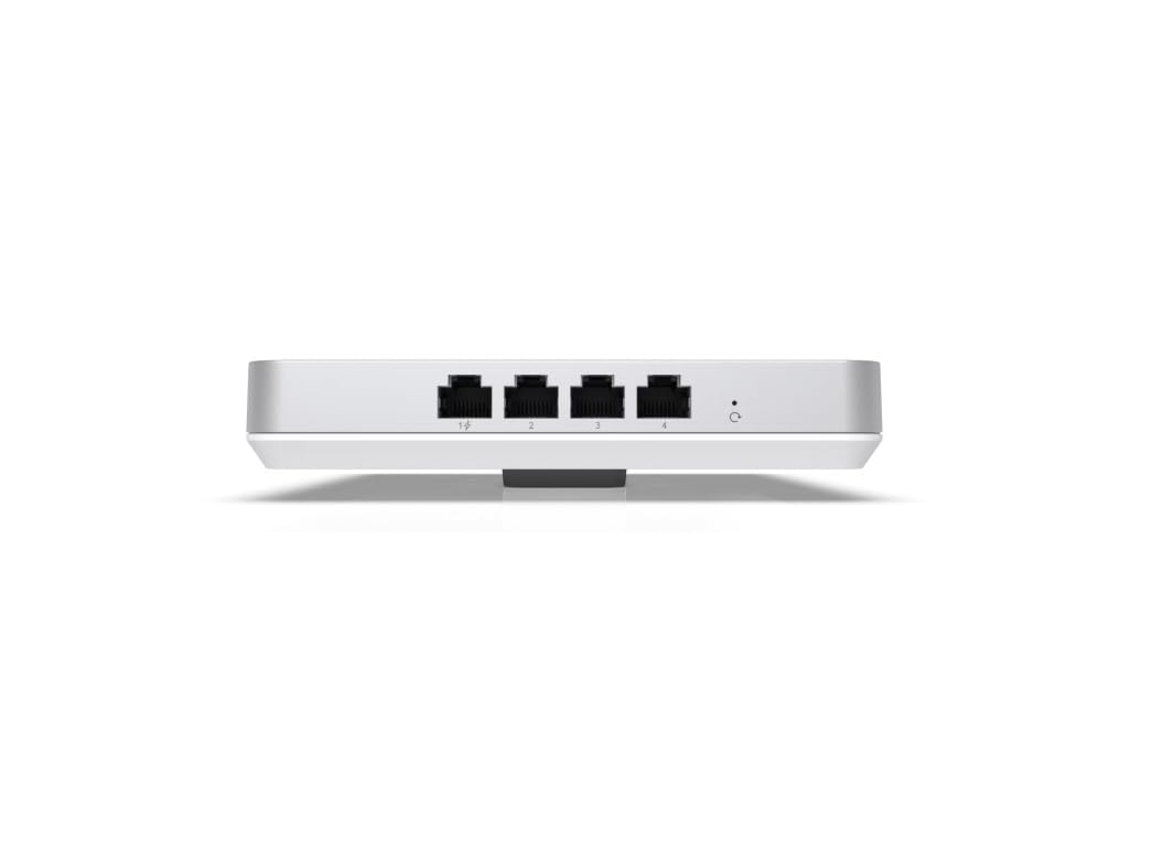 Ubiquiti U6 Enterprise In-Wall WiFi 6E Access Point, 10 flussi spaziali, switch a 4 porte, PoE++