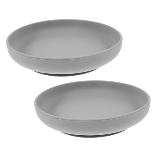 FOMIYES Pcs Comfortable to Hold Feeding Dinnerware for Elderly Disabled Adaptive Self Feeding Bowl Suction Cup Silicone Bowl for Elderly Plates