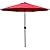 Sunnyglade 9' Patio Umbrella Outdoor Table Umbrella with 8 Sturdy Ribs (Red)