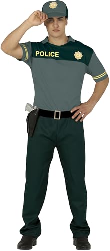 Fiestas Guirca, S.L. Disfraz de Guardia Civil Verde para Hombre