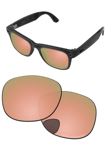 Image of Replacement Lenses for Ray-Ban Meta Wayfarer RW4008 & RW4012 53mm AI Glasses - Photochromic, Anti Blue Light Lens