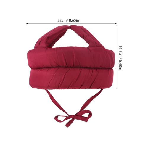 Casco anticaídas para personas mayores: un obsequio útil con protección transpirable roja 2