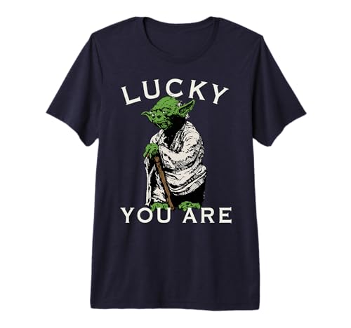 T-shirt Star Wars Yoda Saint-Patrick de qualité supérieure pour homme et femme