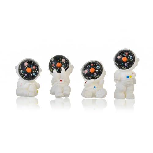 Image of Amazon Brand - Umi Miniature Decorative Items, Astronaut Miniature Things Statue Figurines Showpiece Item for for Home Decor Items for Table Decor Desk Decoration Items (Set of 4)