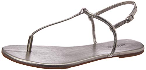 Sandália Rasteira Anacapri Eco Meta Canyon, Feminino, Prateado, 38
