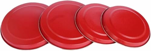 4 Pcs Stainless Steel Hob Covers – Electric Cooker Ring Covers & Burner Protectors – Rust-Proof Stove Plate Set for Kitchen, Home, Restaurants – Easy to Clean & Durable