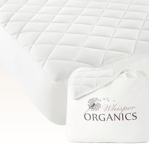 Whisper Organics Luxury Quilted Mattress Cover - Exquisite S...