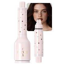 Upgrade Faux Freckle Stamp Pen Waterproof Fake Freckles Makeup Tool, Natural-Looking Freckle Maker & Spray with Multi-Prong Precision Stamp Head, Long-Lasting Sunkissed Makeup Deep Brown