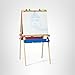 Melissa & Doug Deluxe Standing Art Easel - Dry-Erase Board, Chalkboard, Paper Roller