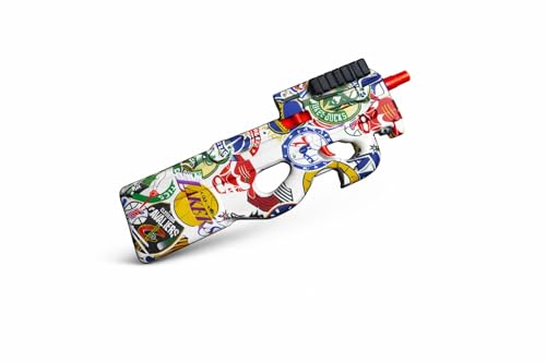 Image of Gel Ball Blaster Gun Automatic Gun for Kids-Adults High Speed Including Gel Balls for Kids and Adults Blue Color (Q1)