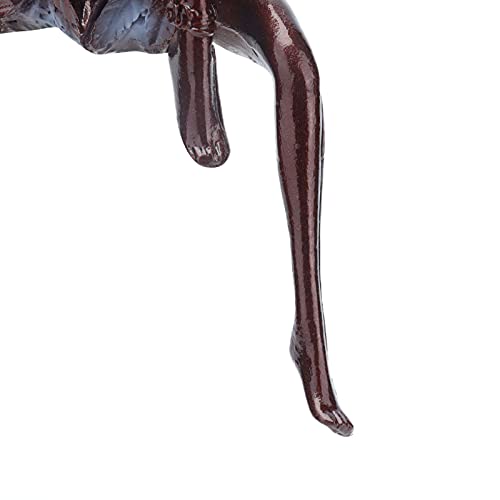 Estátua de decoração, figura de resina linda estátua de resina interessante e simples material de re