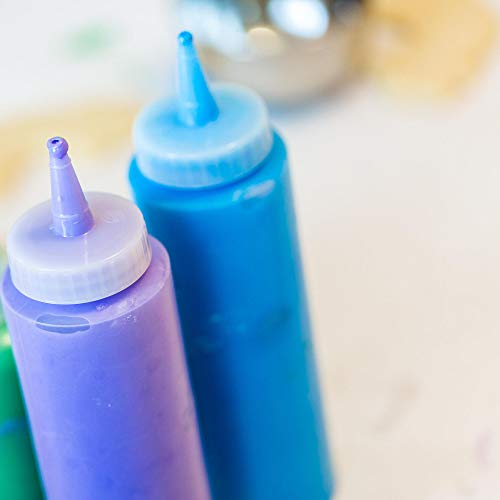 Fox Run Icing Squeeze Bottles For Cookie And Cake Decorating, Condiments, Sauces, Arts And Crafts, Set Of 3, Clear #TOP3