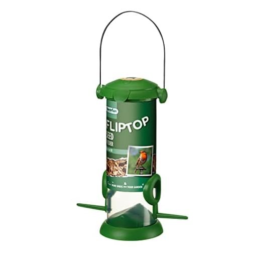 Gardman A01234 Mangiatoia Granaglie Coperchio a Ribalta