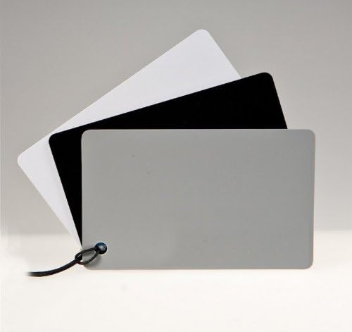 DGK Color Tools Optek Premium Reference White Balance Card Set- 3 Card Set- 3 Card Digital Color Correction Tool