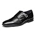 Produktbild Bruno Marc Herren Monk Strap Loafer Schuhe Slip On Mokassins Anzugschuhe Klassischer Business Monkstrap Mönch Schnallenschuh SCHWARZ SBOX2222M-E Größe 44 (EUR)