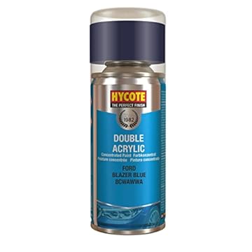Hycote Double Acrylic Aerosol Car Spray Paint, Ford - Blazer Blue, 150 ml