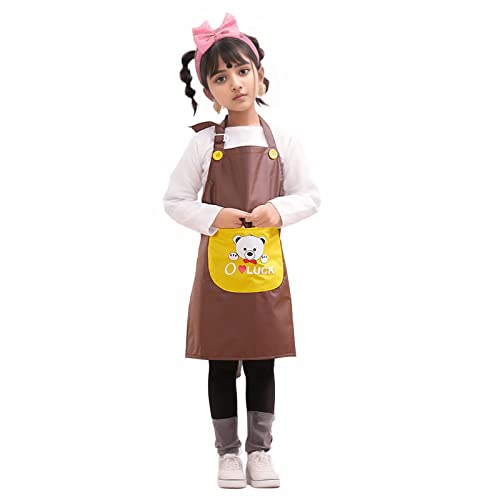 Image of Yindella Waterproof Kitchen Apron for Men, Women Kids - PVC Apron with Adjustable Neck Strap - Cooking, Dishwashing, Cleaning & Home Use, Durable, Oil-Proof & Stain-Resistant