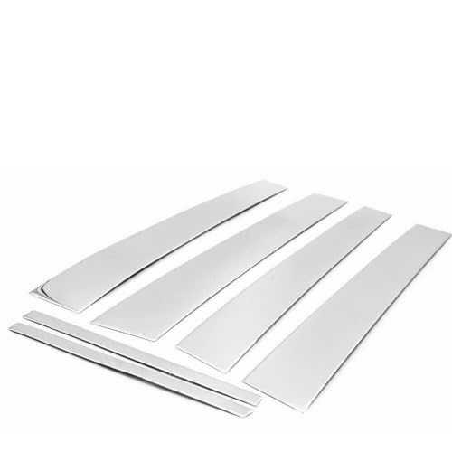 Funda cromada para pilar de puerta de Honda Accord 2008-2012, ideal para renovar el coche