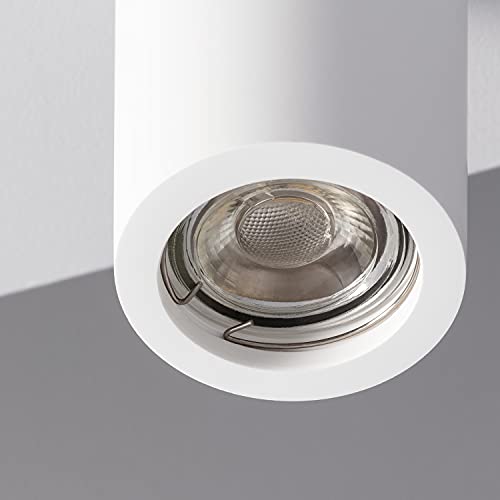 Eurekaled Portafaretto da soffitto in gesso