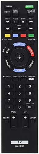 Sony Remote Control RM-YD103 149276711 for KDL-60W630B KDL60W630B KDL-40W590B KDL40W590B KDL-40W600B KDL40W600B KDL-48W600B