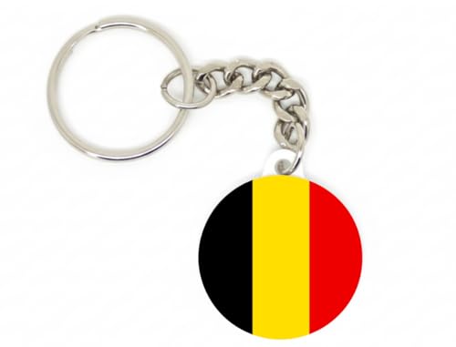 Porte-Clés Badge Drapeau de La Belgique Belgium belge Manneken Pis Foot Liège Homme Femme Pays Supporter Football Diables Rouges Coupe du Monde Personnalisé...