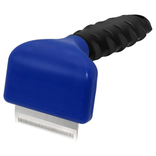 Peine para gatos de pelo corto ULTECHNOVO con mango cómodo y dientes de metal para deslanar