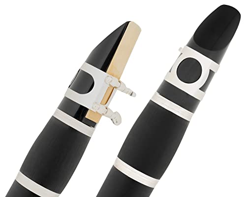 Classic Cantabile CLK-20 Kunststoff Klarinette (deutsche Giffweise, 20 Klappen, 6 Ringe, Ebonit Korpus, inkl. Koffer und Putztuch)