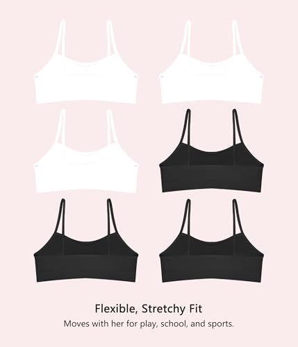 POWER UNICO FLOWER Girls Seamless Training Bra with Removable Pads Girls Sports Bra2