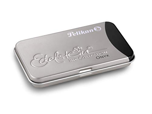 Pelikan Edelstein Ink Cartridges for Fountain Pens, Onyx, 1.4ml, 6/Pack (339622)
