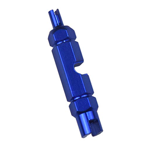 Ferramenta de remoção de núcleo de válvula Homyl para tubo Presta/Schrader, azul, 54 mm