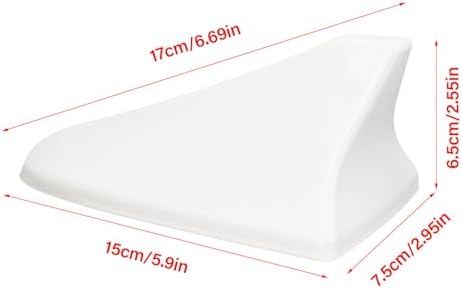 Car Shark Fin Antenna Cover, Car Shark Fin Antenna Cover 96219 D5000EBQK Roof Aerial Base Replacement for Optima 2014 2015 2016 2017 2018 2019 2020(White)