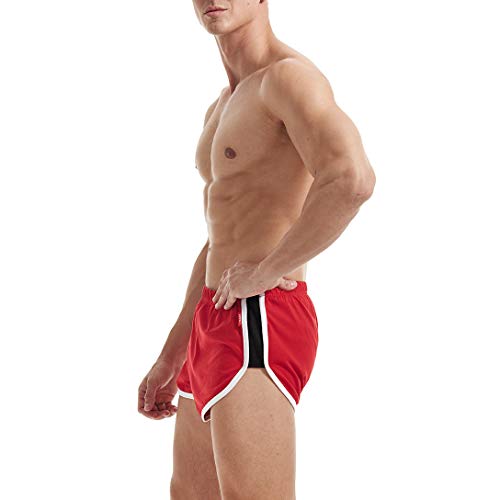AIMPACT Mens Running Athletic Short Shorts Lightweight Breathable Sexy Booty Shorts Side Split3