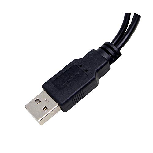 30 Cm Usb Splitter Cable 2.0 1 Male To 2 Female Jack Y Splitter Hub Adapter Cable Youcheng For Tablets Computers And Mobile Phones Etc Only One Port For Data (2-Pack) #TOP3