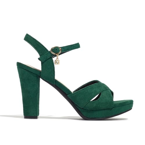 Block Heeled Platform Sandals Chunky Open Toe Shoes for Women4