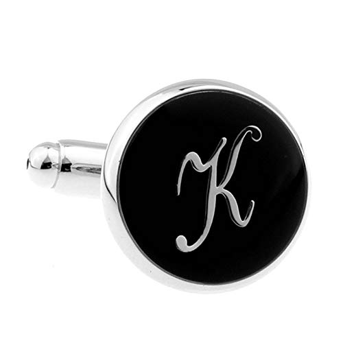 Manicaretas Circulares Letra K Negra para Hombre miniatura 3