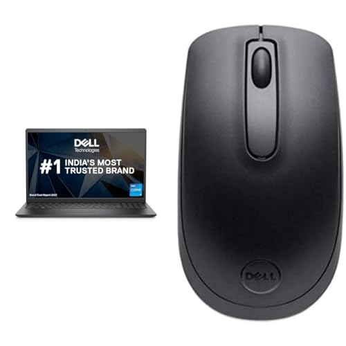 Image of Dell 15 Laptop,Intel I5-1135G7 /8Gb /512Gb /15.6 inch(39.62Cm) Fhd,Tv Rheinland Certified Comfortview Reduce Harmful Blue Light Emissions /Backlit Wm118 Wireless Mouse, 2.4 Ghz with USB Nano Receiver-Windows