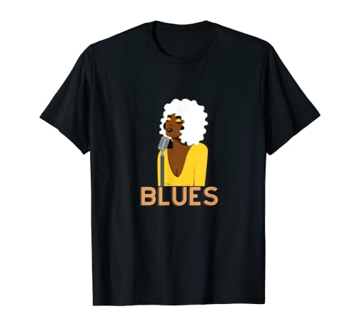 Blues - Afro Retro Vintage Music T-Shirt