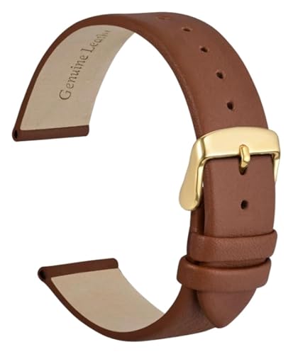 Bracelet de montre en cuir brun or pour sublimer vos tenues au quotidien