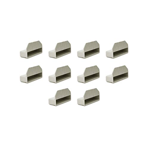 63mm x 12mm Bed Slat Holders Caps for Wooden Frames (Pack of 10)
