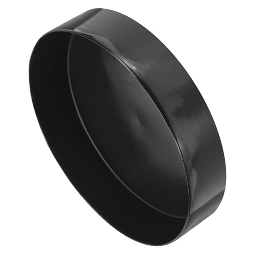 Image of uxcell 2pcs Rubber End Caps 300mm(11 13 /16 Inch) ID x 80mm(3 1 /8 Inch) H Vinyl Round Tube Bolt Cap Cover Screw Thread Protectors Black