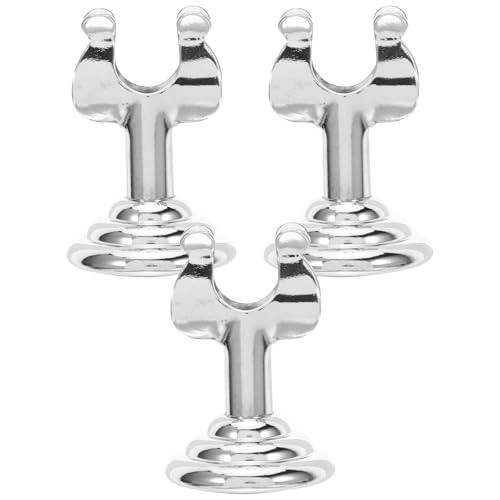 SHERCHPRY Lot de 3 Porte-Numéros de Table en Acier Inoxydable Porte-Menu U-Shaped Support de Table pour Restaurant Mariage et Banquet Espace Réservé pour Carte Finition Lisse et