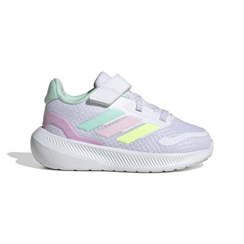 Image of adidas Baby Marvel Run Falcon 5 Elastic Lace & Strap Shoe
